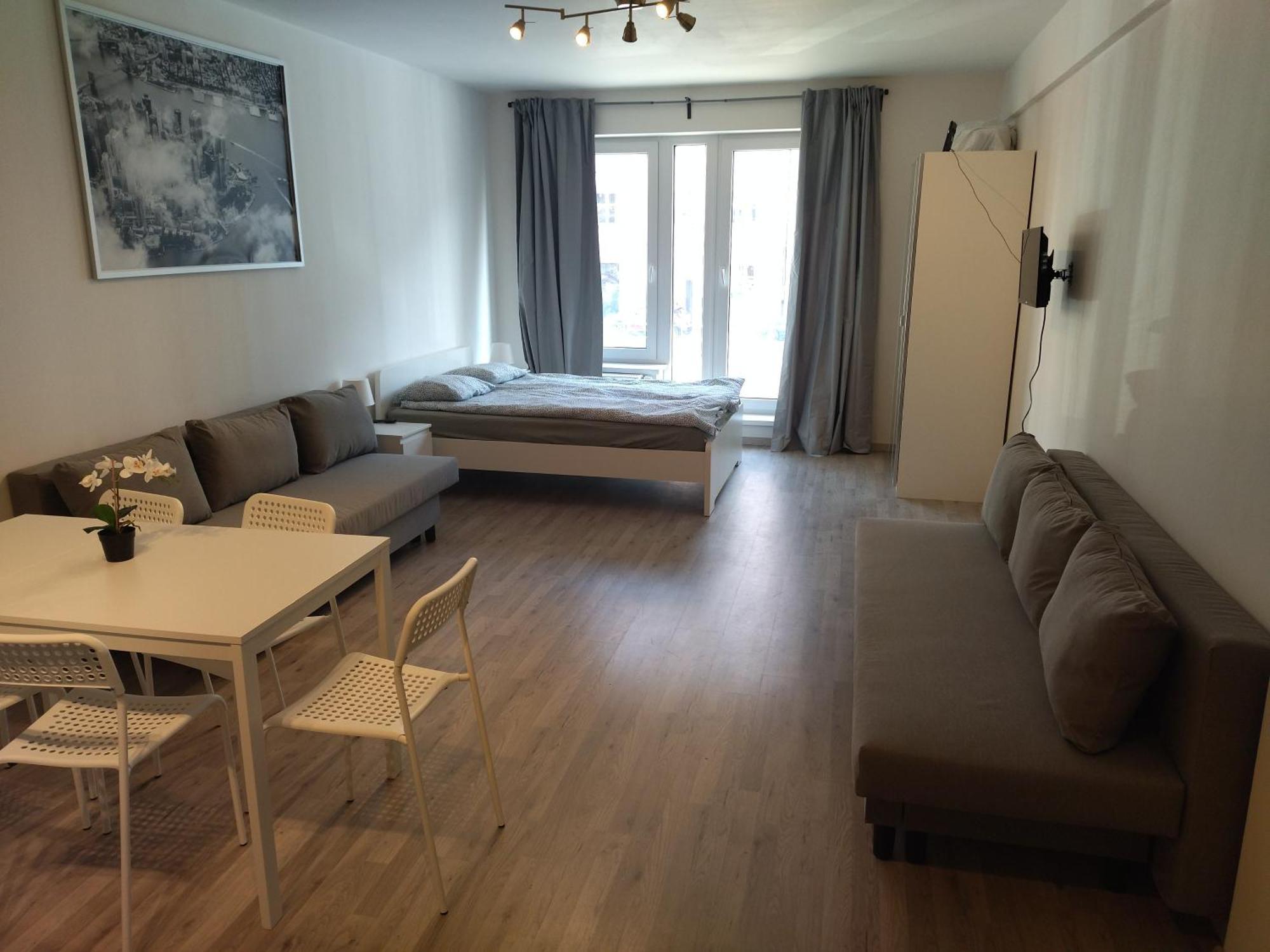 Brand New Studio Apartment #24 In Elite Residence With Free Secure Parking In The Center Praha Bagian luar foto